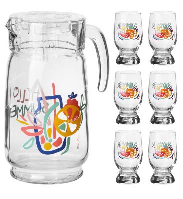 Набор для напитков Креатив Саммер (кувшин+6 стаканов) 96725 